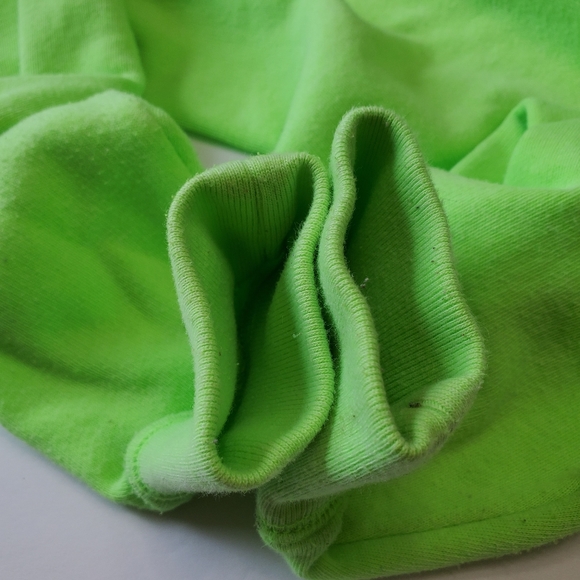 Pink Victoria's Secret Green Pull Over Quarter Zip Oversized Sweatshirt XS - Picture 6 of 12